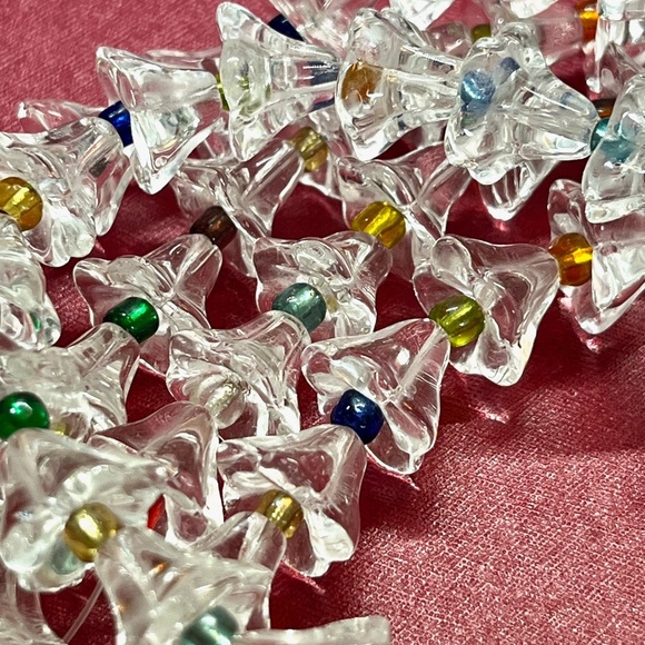 As Low As $2 Crystal Transparent Morning Glory Blossom Beads 12mm x 10mm (15) - Picture 3 of 4